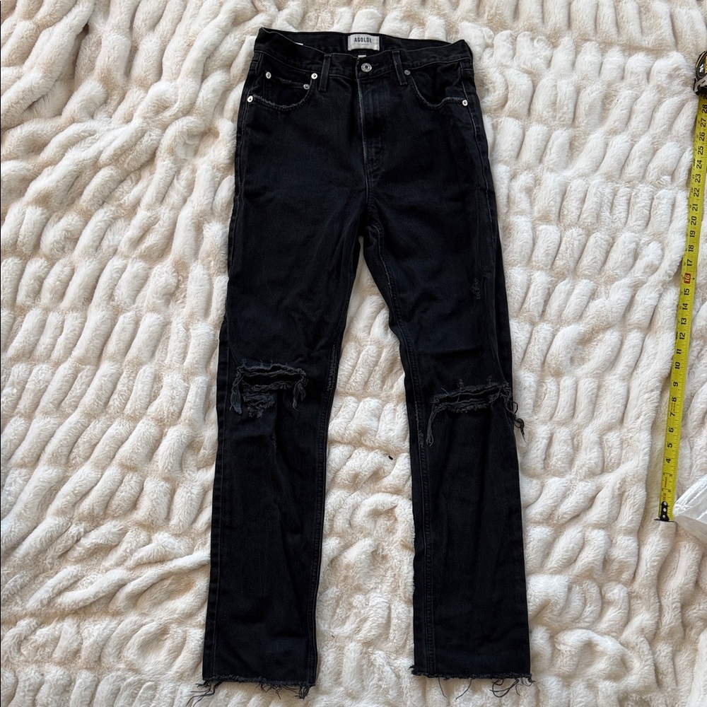 Agolde Denim Jeans Distressed